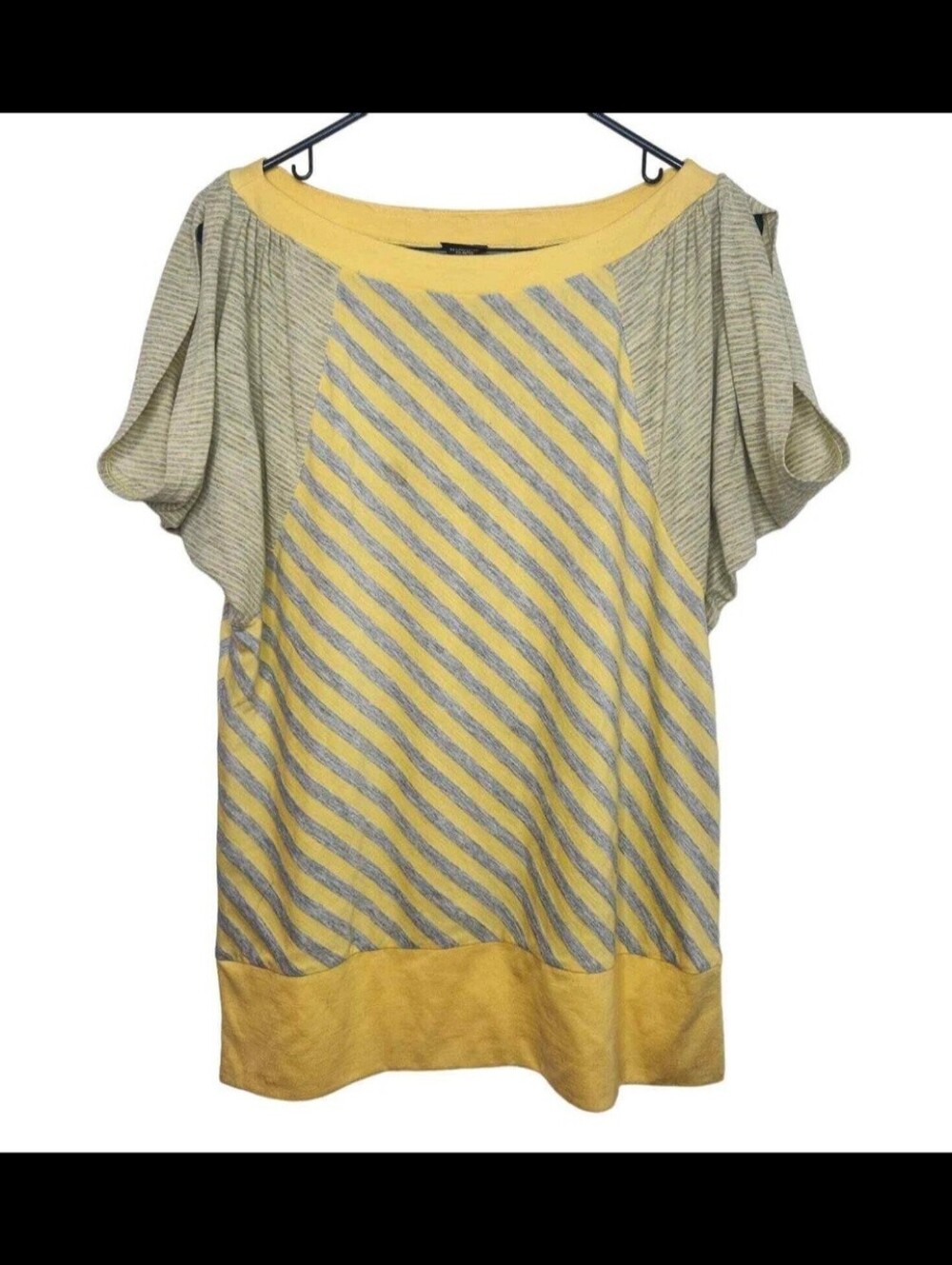 Canyon river blues women's boat neck short sleeve top size large